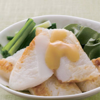 笹かまとわけぎのぬた