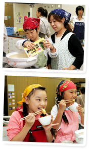 みんなでお鍋！　おいしいね！