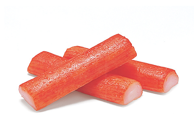 Crab-flavored seafood
