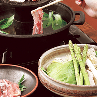 笑子豚のしゃぶしゃぶ(秋田県)