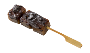 みそ田楽の黒こんにやく