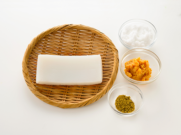 福井風こんにゃくおでん材料