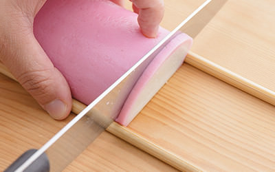 飾り切り　ちょうちょ　step.1