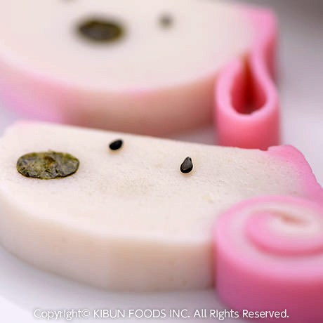 飾り切り　犬（横顔）